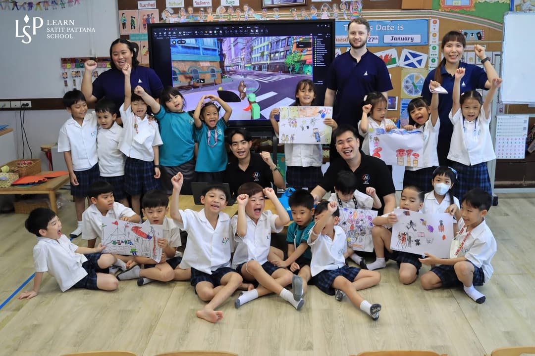 Roblox game class at LEARN Satit Pattana