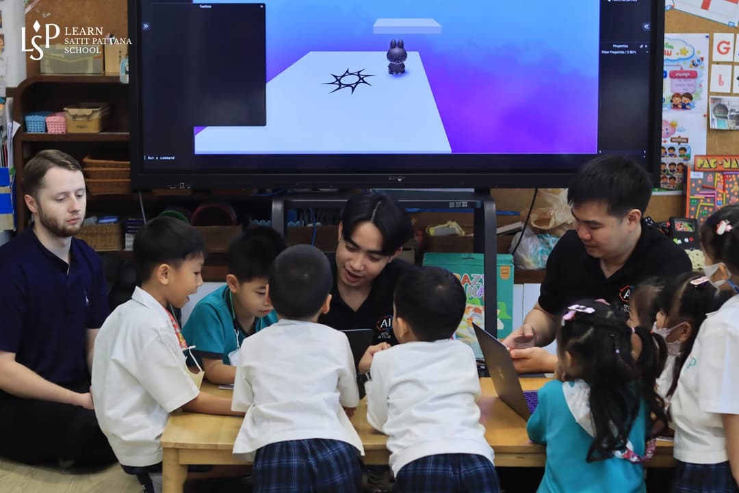 Roblox game class at LEARN Satit Pattana