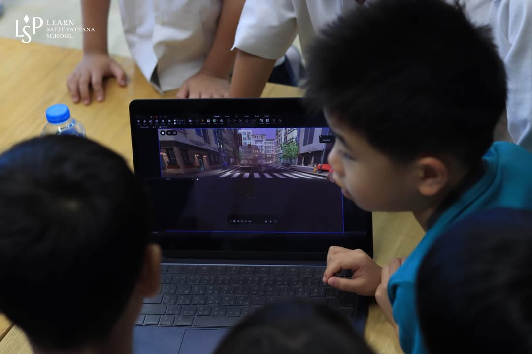 Roblox game class at LEARN Satit Pattana