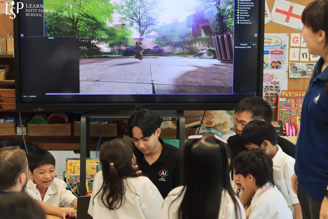 Roblox game class at LEARN Satit Pattana
